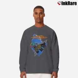 Men’s 1987 Boston Band Third Stage Tour Long-Sleeve Shirt in charcoal | Sleek, Lightweight, Year-Round Wear