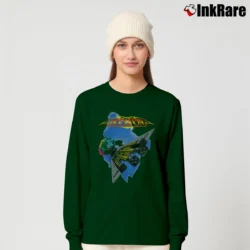 Women’s 1987 Boston Band Third Stage Tour Long-Sleeve Top in forest green | Sleek, Versatile, All-Season