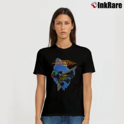 Women’s 1987 Boston Band Third Stage Tour Signature T-Shirt in black | Soft, Flattering Fit