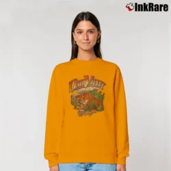 Women’s 1987 LSU Tigers Death Valley Football Relaxed Sweatshirt in orange | Soft, Laid-Back Vibe