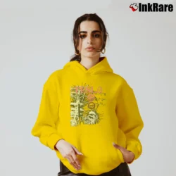 Women’s 1987 Tesla Deadstock Concert Cozy Hoodie in yellow | Warm, Structured, Stylish