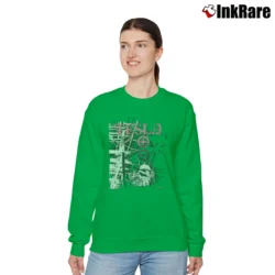 Women’s 1987 Tesla Deadstock Concert Relaxed Sweatshirt in irish green | Soft, Laid-Back Vibe