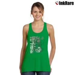 Women’s 1987 Tesla Deadstock Concert Tank Top in irish green | Lightweight, Movement-Friendly