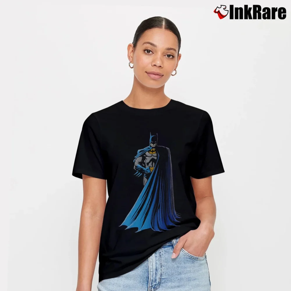 Women’s 1988 Batman Classic Graphic Signature T-Shirt in black | Soft, Flattering Fit