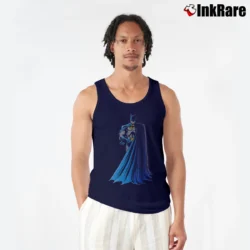 Men’s 1988 Batman Classic Graphic Tank Top in navy | Breathable, Active-Friendly Design