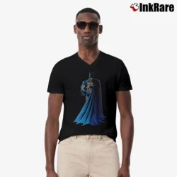 Men’s 1988 Batman Classic Graphic V-Neck Tee in black | Sharp, Breathable, Everyday Staple