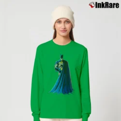 Women’s 1988 Batman Movie Promo Jack Nicholson Michael Keaton Long-Sleeve Top in irish green | Sleek, Versatile, All-Season
