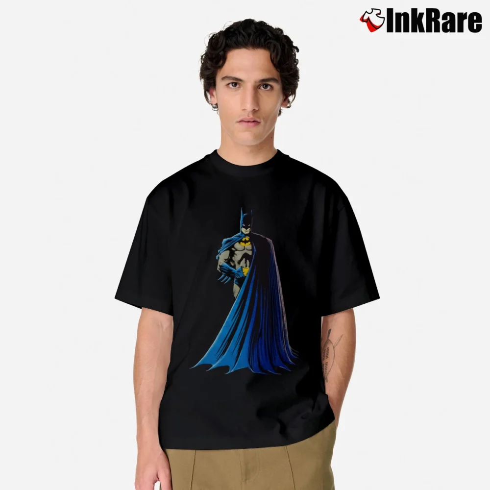 Men’s 1988 Batman Movie Promo Jack Nicholson Michael Keaton Classic T-Shirt in black | Soft, Breathable Everyday Wear
