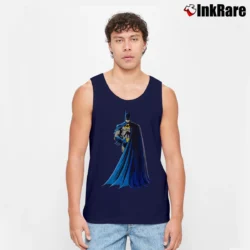 Men’s 1988 Batman Movie Promo Jack Nicholson Michael Keaton Tank Top in navy | Breathable, Active-Friendly Design