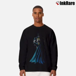 Men’s 1988 Batman Movie Promo Michael Keaton Jack Nicholson Long-Sleeve Shirt in black | Sleek, Lightweight, Year-Round Wear