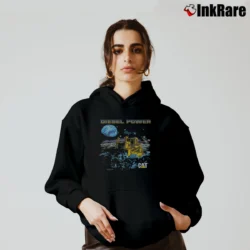 Women’s 1988 Cat Caterpillar Diesel Power Cozy Hoodie in black | Warm, Structured, Stylish