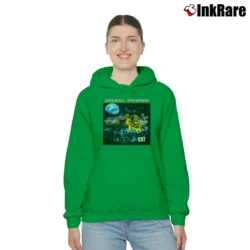 Women’s 1988 Cat Caterpillar Diesel Power Cozy Hoodie in irish green | Warm, Structured, Stylish