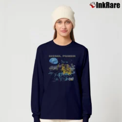 Women’s 1988 Cat Caterpillar Diesel Power Long-Sleeve Top in navy | Sleek, Versatile, All-Season