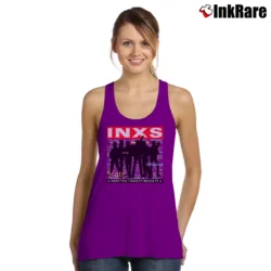 Women’s 1988 INXS Kick Tour Concert Band Tank Top in purple | Lightweight, Movement-Friendly