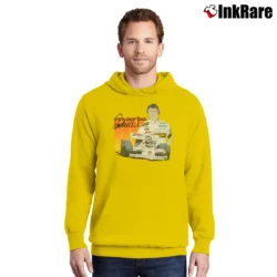 Men’s 1988 Mario Andretti Nascar Pullover Hoodie in yellow | Cozy, Durable, Modern Fit