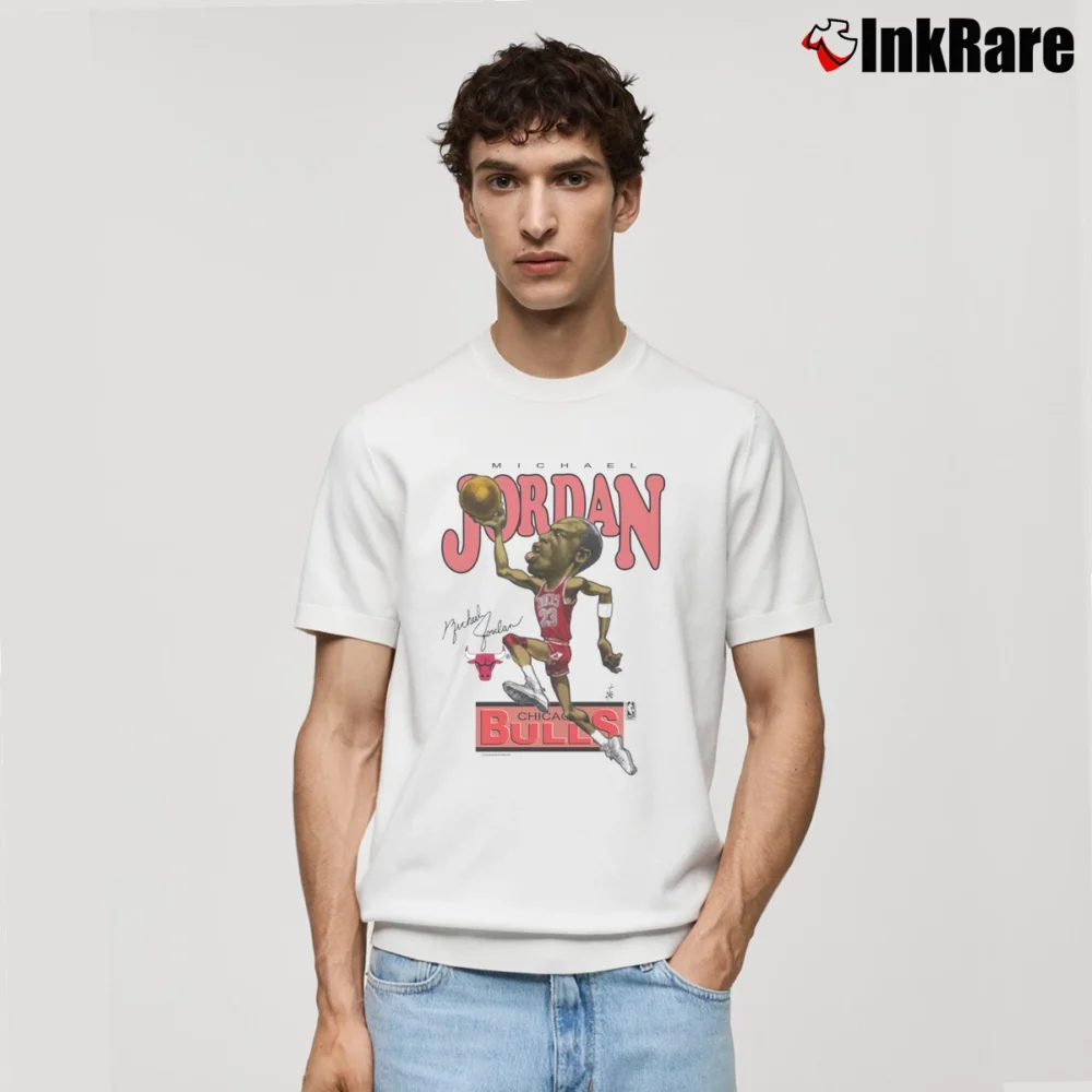 Men’s 1988 Michael Jordan Chicago Bulls NBA Sports Fan Classic T-Shirt in white | Soft, Breathable Everyday Wear