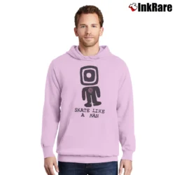 Men’s 1988 Powell Peralta Skate Cartoon Pullover Hoodie in light pink | Cozy, Durable, Modern Fit