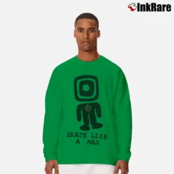 Men’s 1988 Powell Peralta Skate Cartoon Long-Sleeve Shirt in irish green | Sleek, Lightweight, Year-Round Wear