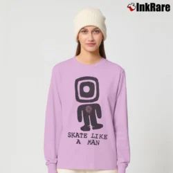 Women’s 1988 Powell Peralta Skate Cartoon Long-Sleeve Top in light pink | Sleek, Versatile, All-Season