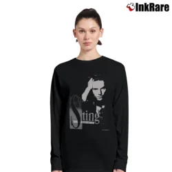 Women’s 1988 Sting Sun Tour Concert Music Long-Sleeve Top in black | Sleek, Versatile, All-Season