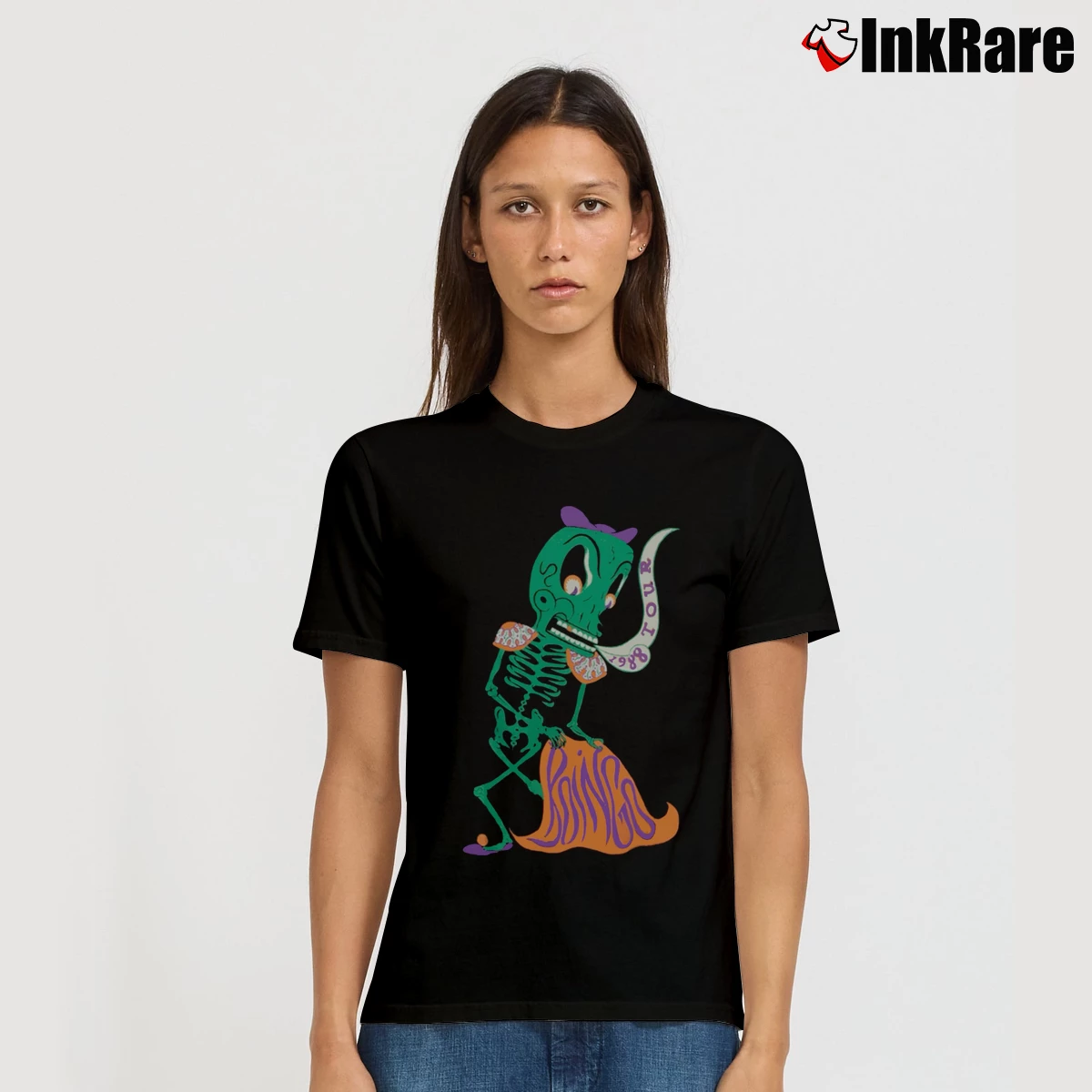 1988 vintage oingo boingo Women’s Tee in black – Effortless Style Women’s 1988 vintage oingo boingo T-Shirt in black | Soft, Flattering Fit
