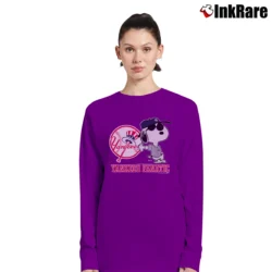 Women’s 1988 Yankees Fanatic Snoopy Long-Sleeve Top in purple | Sleek, Versatile, All-Season
