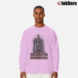 Men’s 1989 Batman Classic Movie Graphic Long-Sleeve Shirt in light pink | Sleek, Lightweight, Year-Round Wear