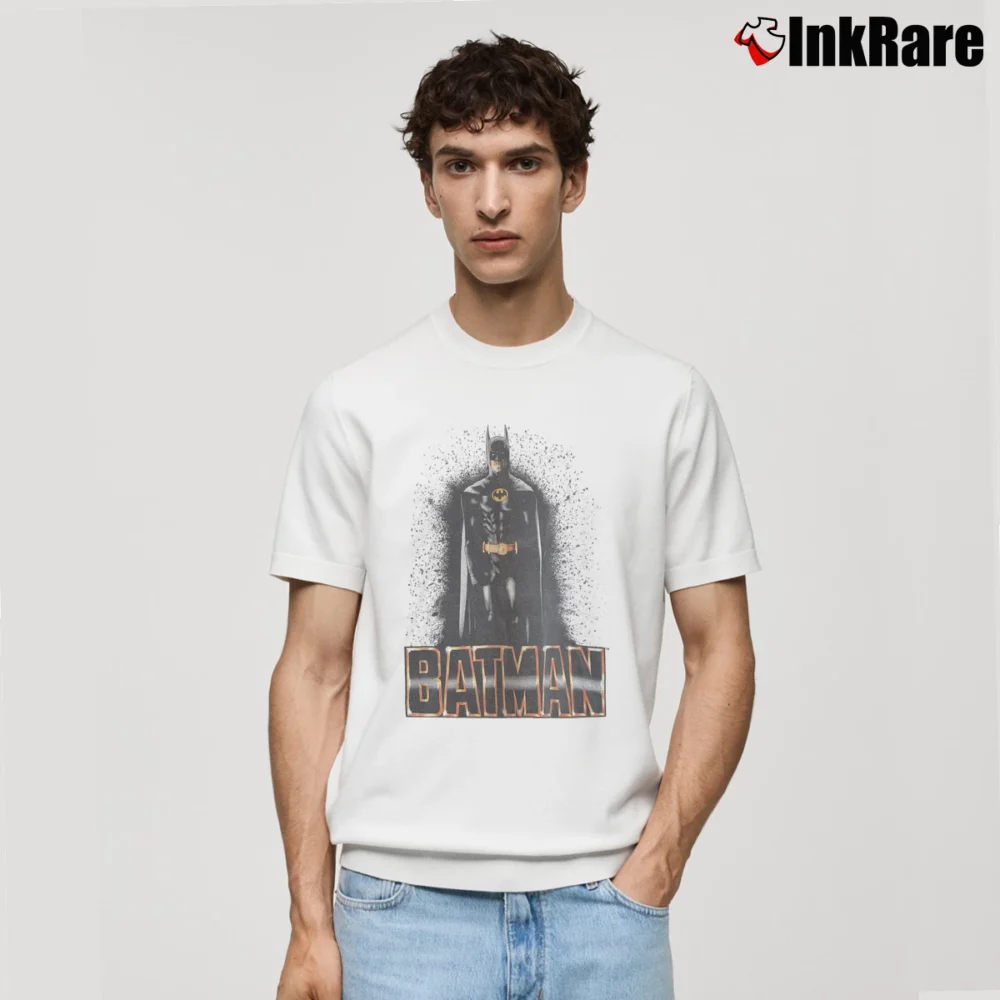 Men’s 1989 Batman Classic Movie Graphic Classic T-Shirt in white | Soft, Breathable Everyday Wear