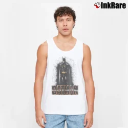 Men’s 1989 Batman Classic Movie Graphic Tank Top in white | Breathable, Active-Friendly Design