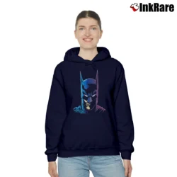 Women’s 1989 Batman Classic Tim Burton Cozy Hoodie in navy | Warm, Structured, Stylish