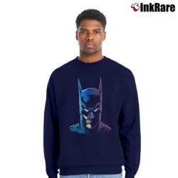 Men’s 1989 Batman Classic Tim Burton Crewneck Sweatshirt in navy | Cozy Fabric, Clean Style