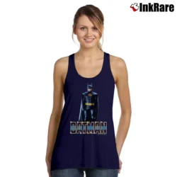 Women’s 1989 Batman DC Comics Promo Graphic Tank Top in navy | Lightweight, Movement-Friendly