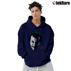 Men’s 1989 Batman Jack Nicholson Joker Pullover Hoodie in navy | Cozy, Durable, Modern Fit
