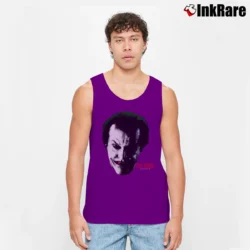 Men’s 1989 Batman Jack Nicholson Joker Tank Top in purple | Breathable, Active-Friendly Design