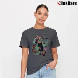 Women’s 1989 Batman Joker Take Your Best Shot Graphic Signature T-Shirt in charcoal | Soft, Flattering Fit