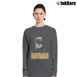 Women’s 1989 Batman Michael Keaton Movie Promo Long-Sleeve Top in charcoal | Sleek, Versatile, All-Season
