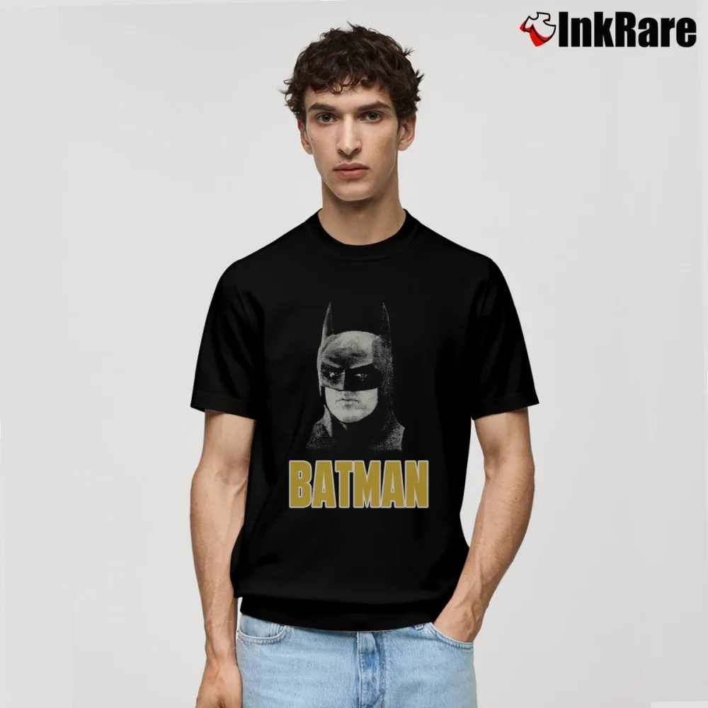 Men’s 1989 Batman Michael Keaton Movie Promo Classic T-Shirt in black | Soft, Breathable Everyday Wear