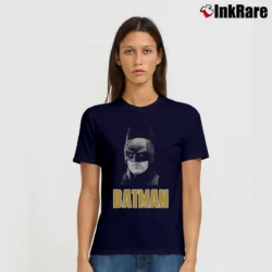 Women’s 1989 Batman Michael Keaton Movie Promo Signature T-Shirt in navy | Soft, Flattering Fit