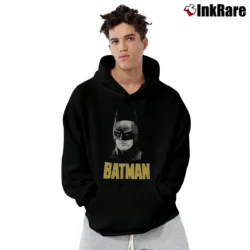 Men’s 1989 Batman Michael Keaton Promo DC Comics Pullover Hoodie in black | Cozy, Durable, Modern Fit