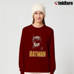 Women’s 1989 Batman Michael Keaton Promo DC Comics Long-Sleeve Top in maroon | Sleek, Versatile, All-Season