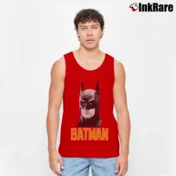 Men’s 1989 Batman Michael Keaton Tim Burton Movie Tank Top in red | Breathable, Active-Friendly Design