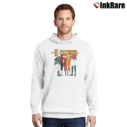 Men’s 1989 Excalibur Marvel Comics Nightcrawler Captain Britain Pullover Hoodie in white | Cozy, Durable, Modern Fit