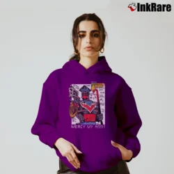 Women’s 1989 Marshal Law Kevin O'Neill Pat Mills UK Comic Superhero Crossover Cozy Hoodie in purple | Warm, Structured, Stylish