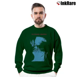 Men’s 1989 My Bloody Valentine Promo Crewneck Sweatshirt in forest green | Cozy Fabric, Clean Style