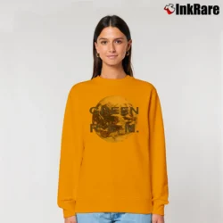 Women’s 1989 R.e.m Green Tour Band Relaxed Sweatshirt in orange | Soft, Laid-Back Vibe