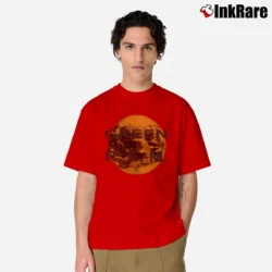 Men’s 1989 R.e.m Green Tour Band Classic T-Shirt in red | Soft, Breathable Everyday Wear