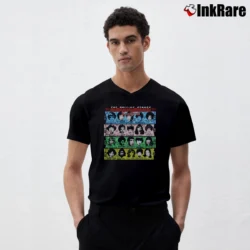 Men’s 1989 Rolling Stones Some Girls V-Neck Tee in black | Sharp, Breathable, Everyday Staple