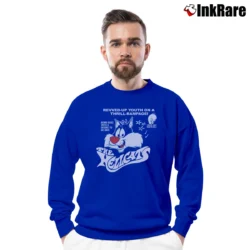 Men’s 1989 Sylvester And Tweety Looney Tunes Warner Bros Crewneck Sweatshirt in royal blue | Cozy Fabric, Clean Style