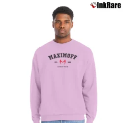 Men’s 1989 Wanda Maximoff Scarlet Witch Marvel Tv Series Crewneck Sweatshirt in light pink | Cozy Fabric, Clean Style