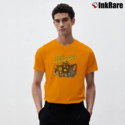 Men’s 1989 West Coast Avengers Marvel Comic V-Neck Tee in orange | Sharp, Breathable, Everyday Staple